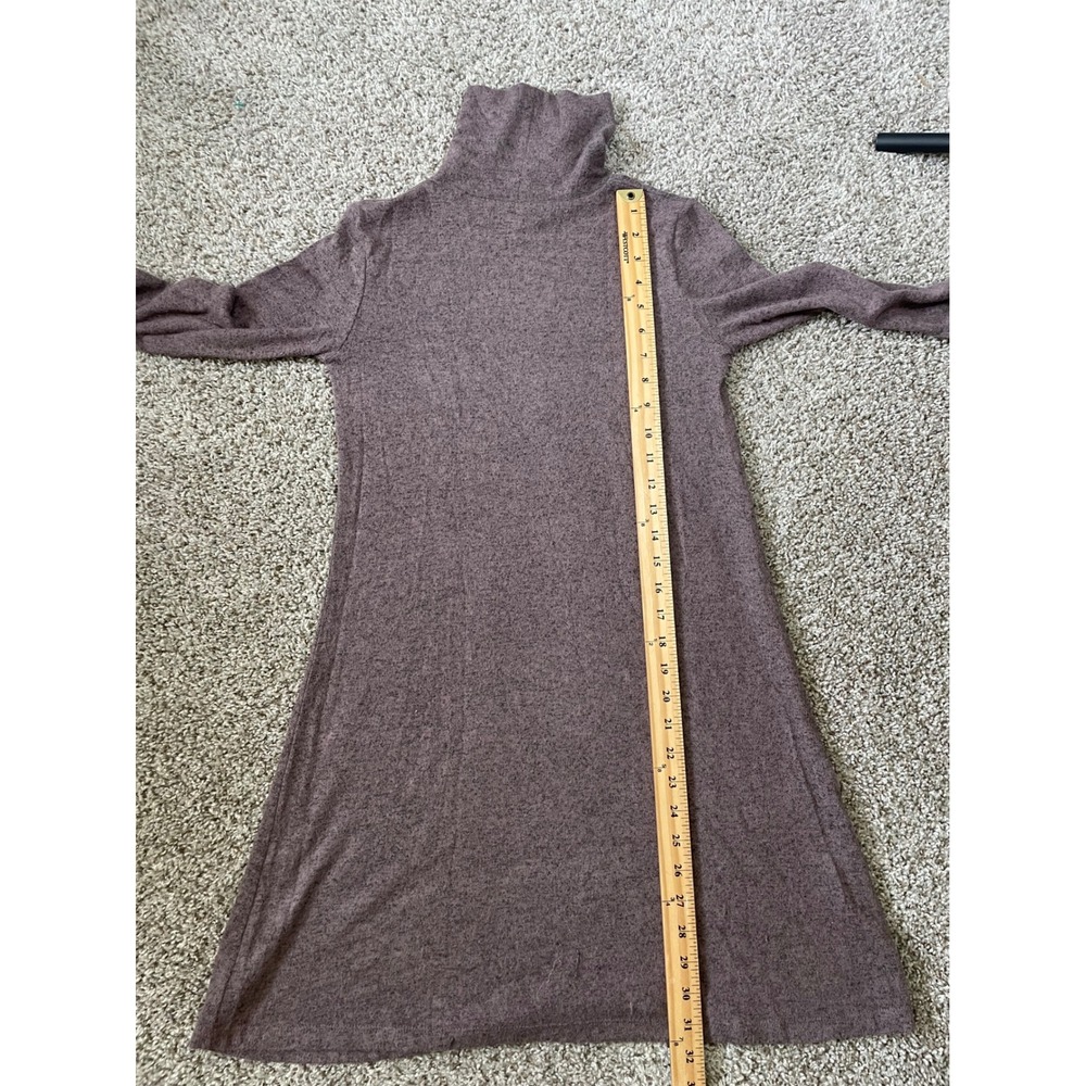 American Eagle Y2K Dress Women XS Mauve Purple Excellent Turtleneck Marled Knit - Picture 6 of 8